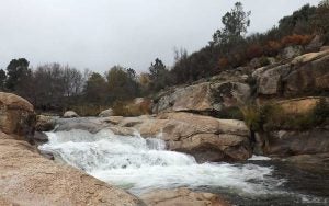 Piscinas naturales en la ribera del Acebo
