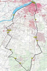 Recorrido de la ruta de 42 kilómetros