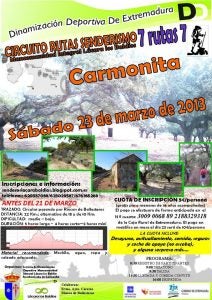 Cartel de la ruta