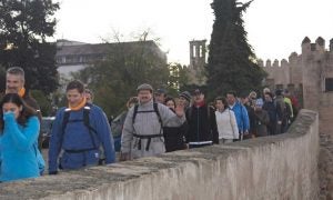 Los senderistas comenzaron la ruta a las 8.30 horas. :: PAKOPÍ