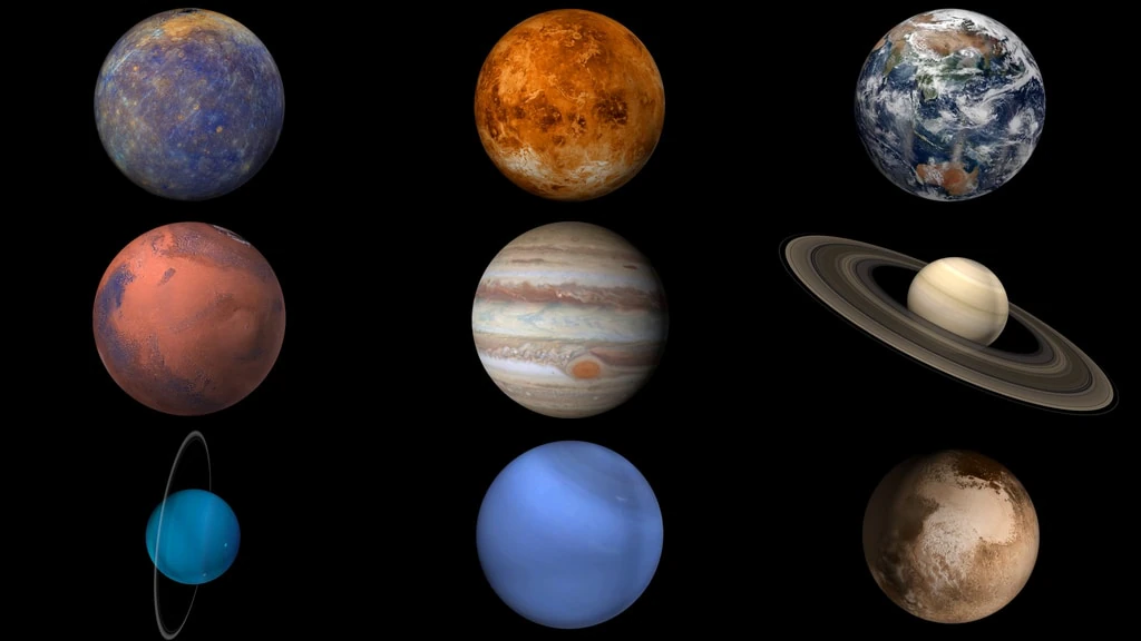 Por qué los planetas tienen diferentes colores?