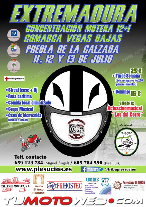 12+1 Concentración Motera Comarca Vegas Bajas | Moteros de Hoy - Blogs