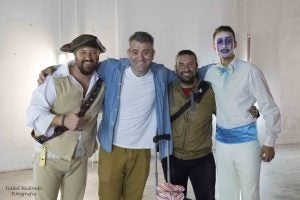 Hugo, Julio, Zeus y Javi