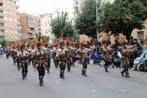 Comparsa Caribe en el desfile del domingo