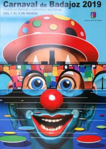 Cartel anunciador Carnaval de Badajoz 2019