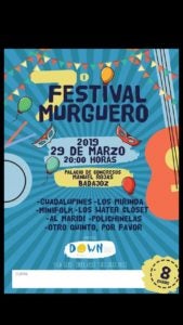 Cartel del VII Festival Murguero Down Badajoz