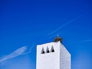 Torre de la escuela./ Víctor Gibello