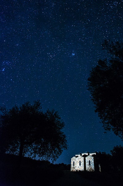 Santa Lucía bajo las estrellas./ Víctor Gibello