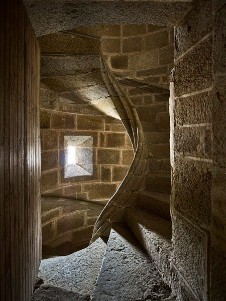 Escalera de la sacristía./ Víctor Gibello.