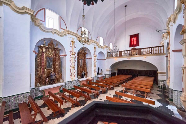 Vista de la nave del templo./ Víctor Gibello