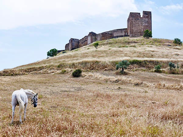 Poterna junto a torre del homenaje / Víctor Gibello