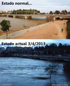 Comparación caudal Guadiana.